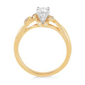 14k Yellow Gold Bridal Set