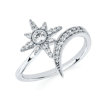 14k White Gold Fashion Ring