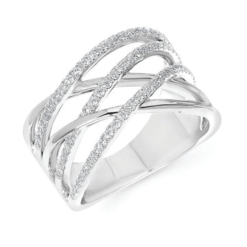 14k White Gold Fashion Ring