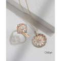 14k Yellow Gold Diamond Pendant