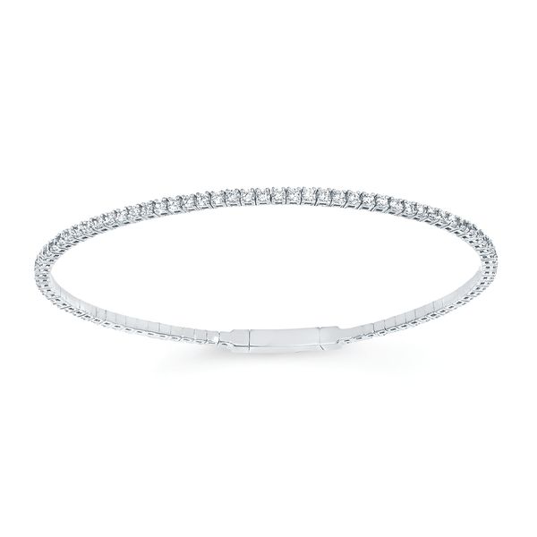 14k White Gold Diamond Bracelet
