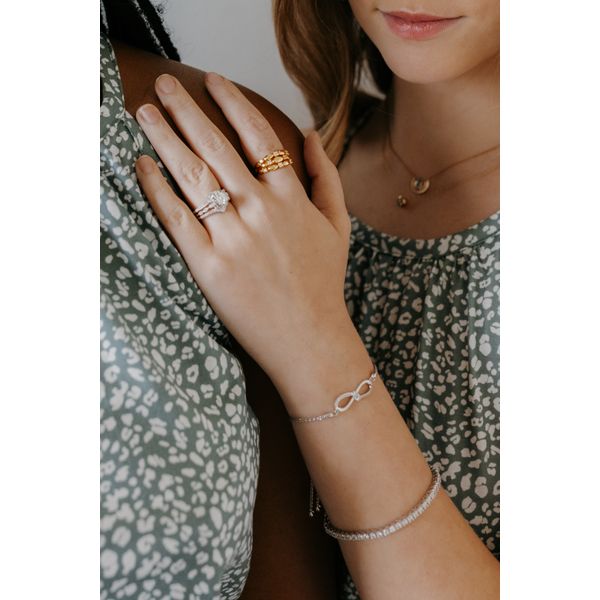 14k White Gold Ring Insert
