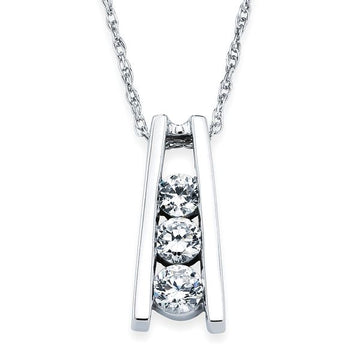 14k White Gold Pendant