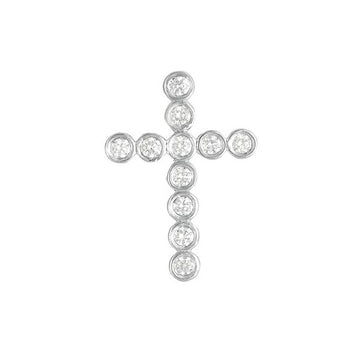 Diamond Cross Pendant 26mm