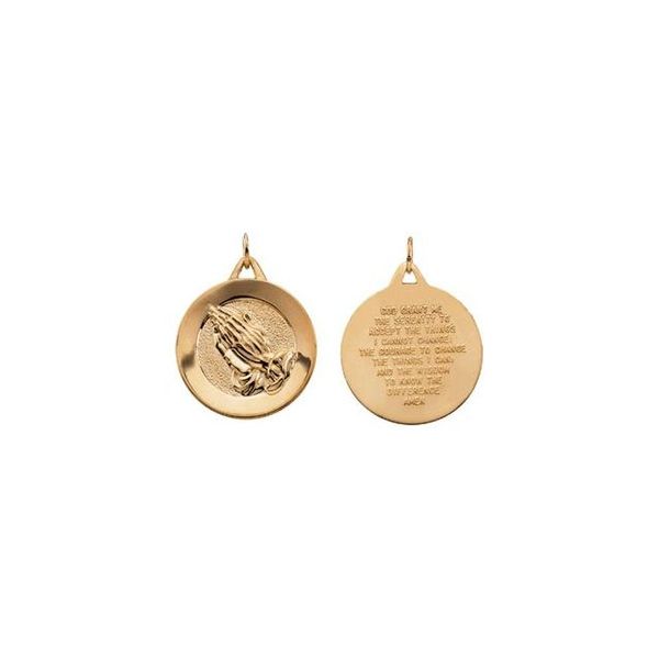 Praying Hands Medal