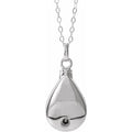 Tear Ash Holder Birthstone Necklace