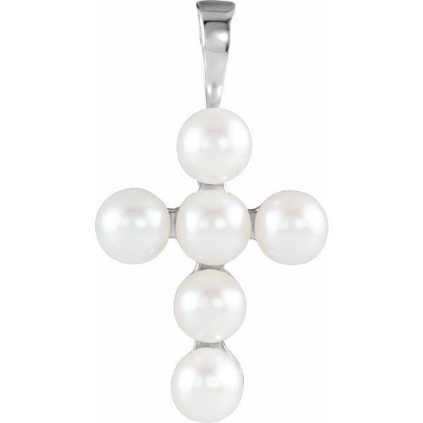 Pearl Cross Pendant