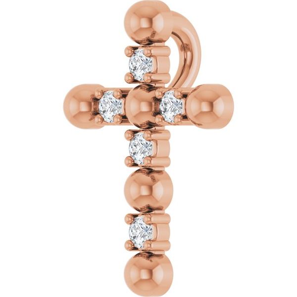 Beaded Cross Pendant