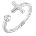 Negative Space Cross Ring