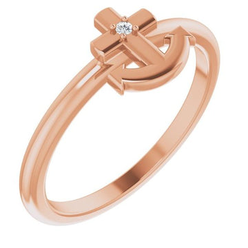 Cross Anchor Ring