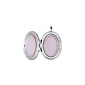 Oval Locket with Cross