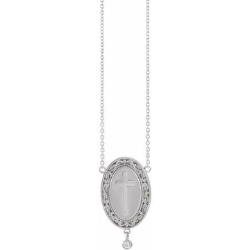 Rosary Cross Necklace