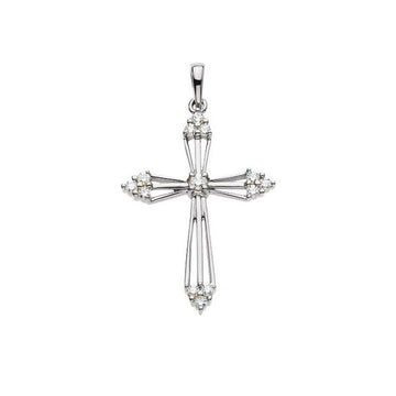 Accented Cross Pendant
